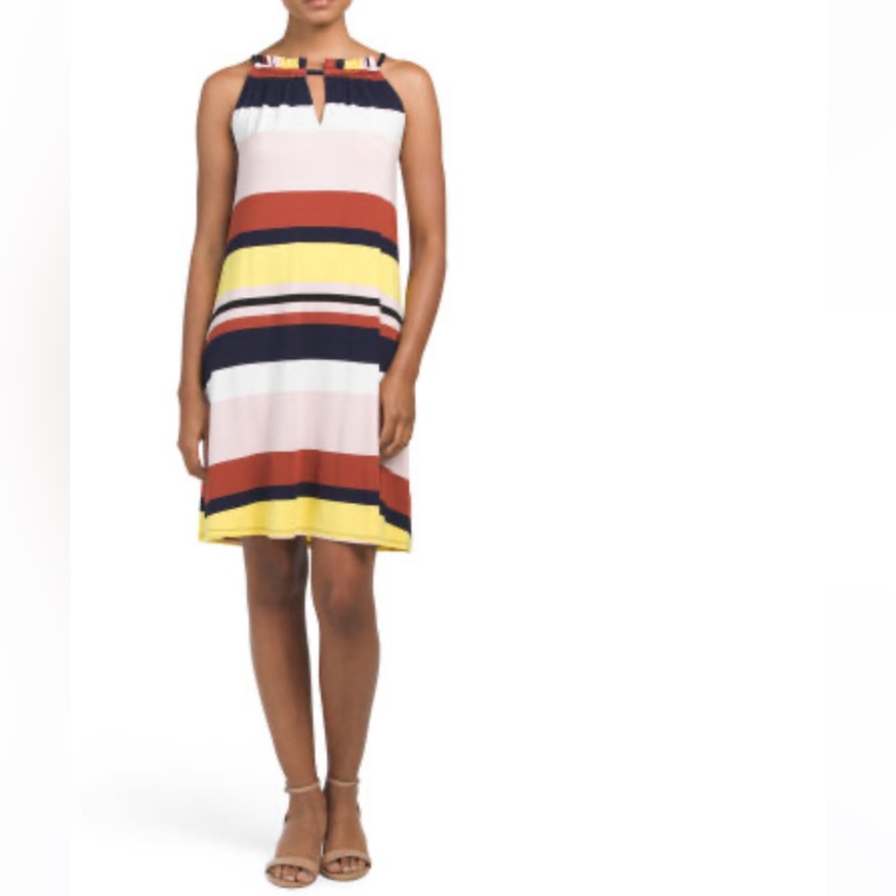 🔥🔥Cupio ruched halter neck dress